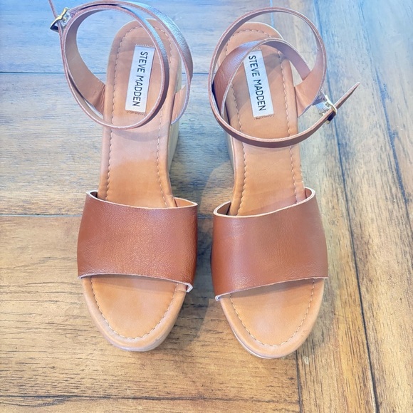 Steve Madden Women's Welsh Heeled Sandal, size 9.5, Summer Work School Church - Picture 2 of 10